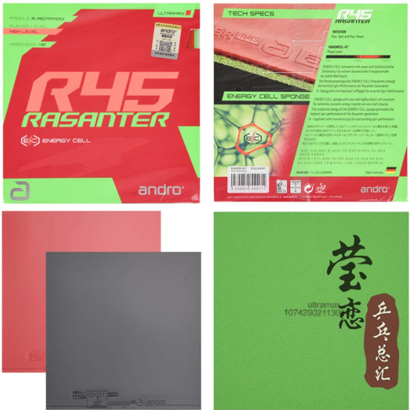 Table Tennis Venue - Andro Rasanter R45 47 50 C45