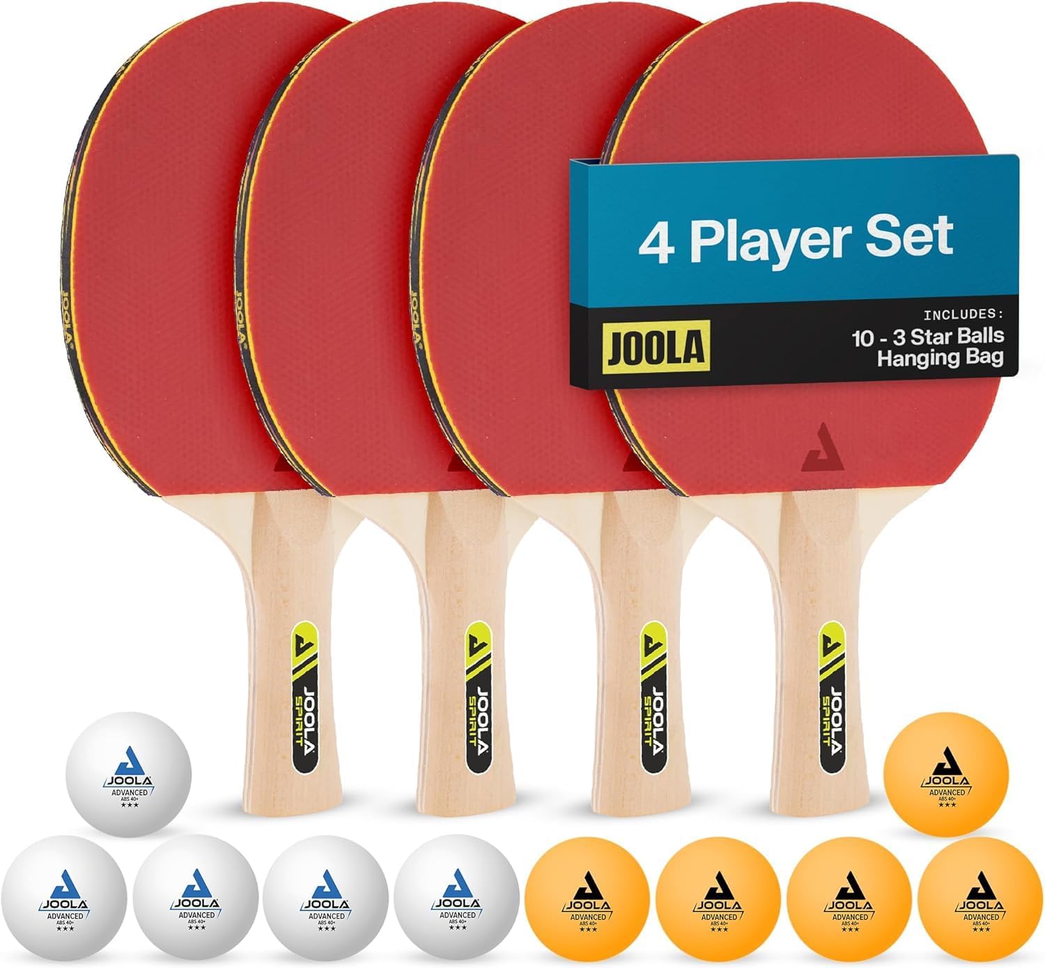 Table Tennis Or Tennis Table - Table Tennis Paddles Set of 4,