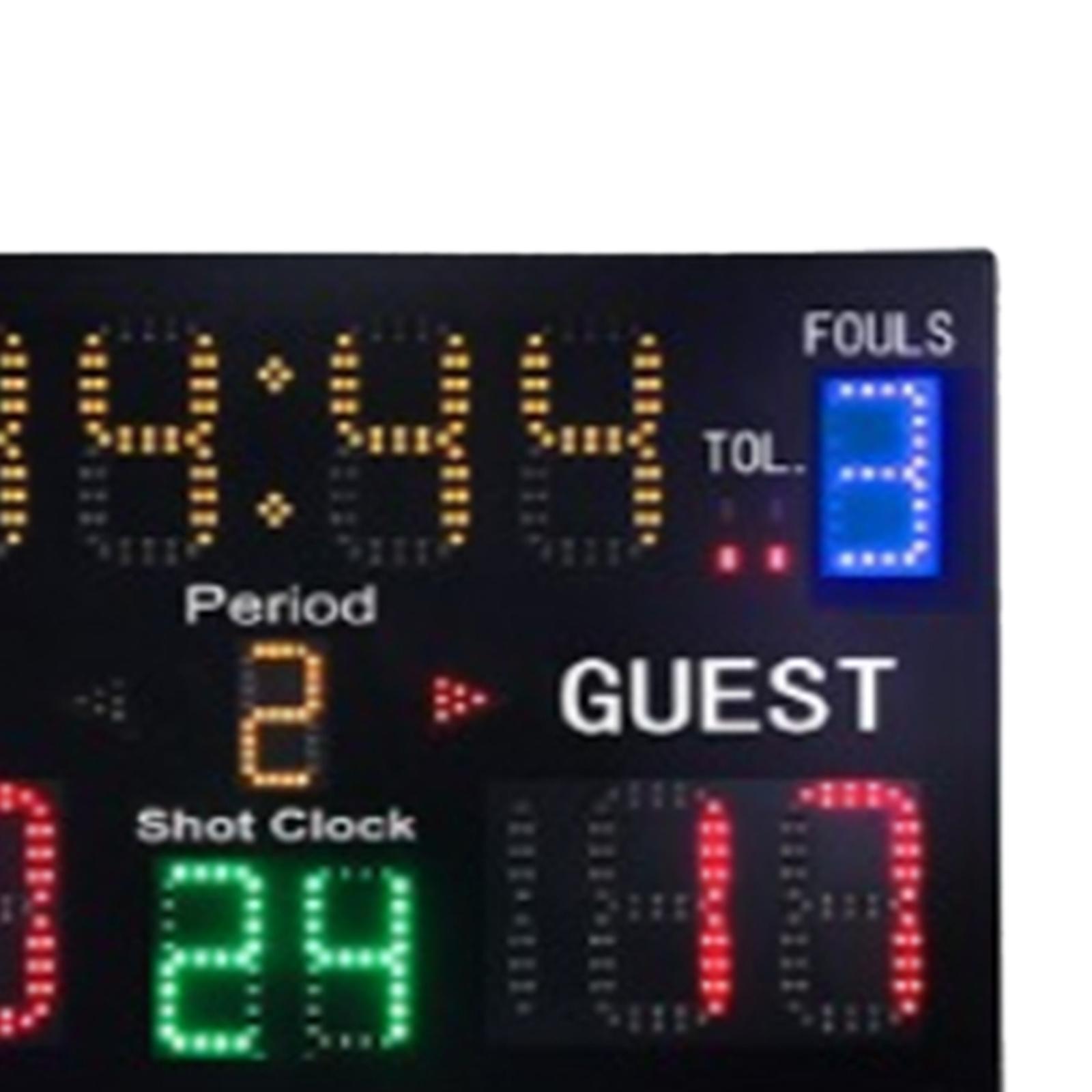 Table Tennis Score - Indoor Basketball Scoreboard with Remote Electronic