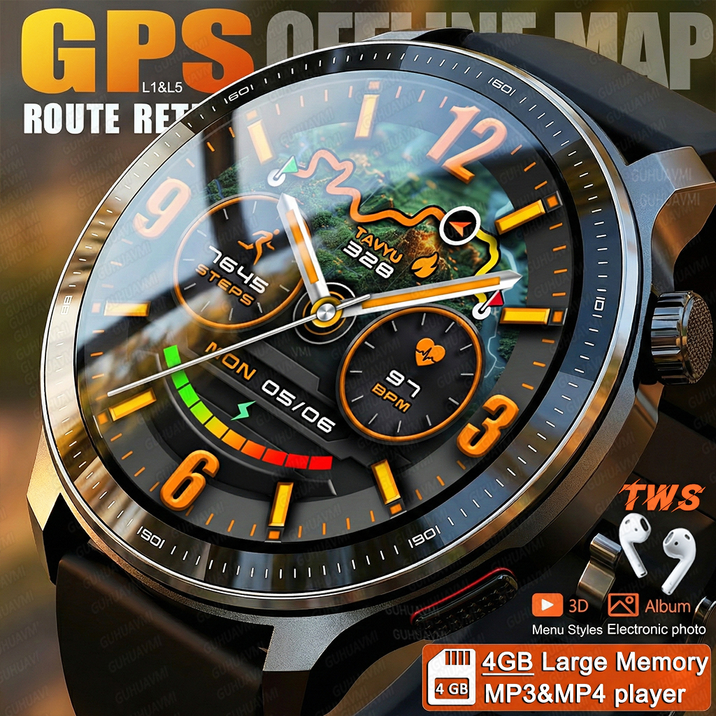 Table Tennis World - New 4GB Storage Smart Watch GPS