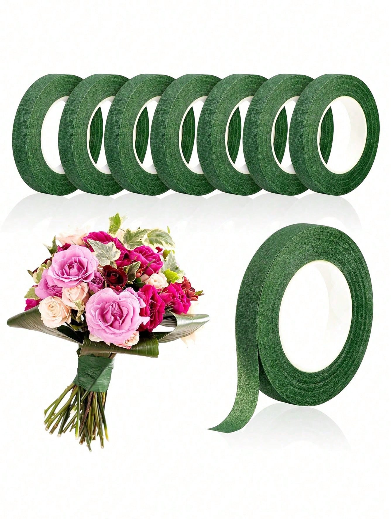 6 Rolls Floral Decorative Tape - Edge Tape Roll ulasan dan harga