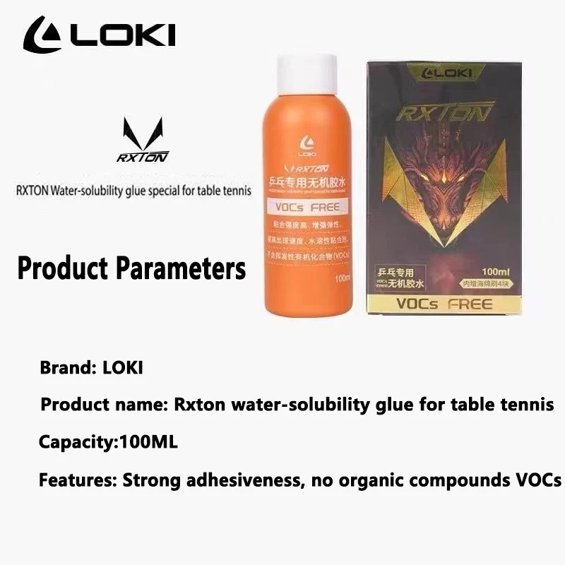 LOKI Waterbased Glue 100ml Wat - Table Tennis Venue ulasan dan harga