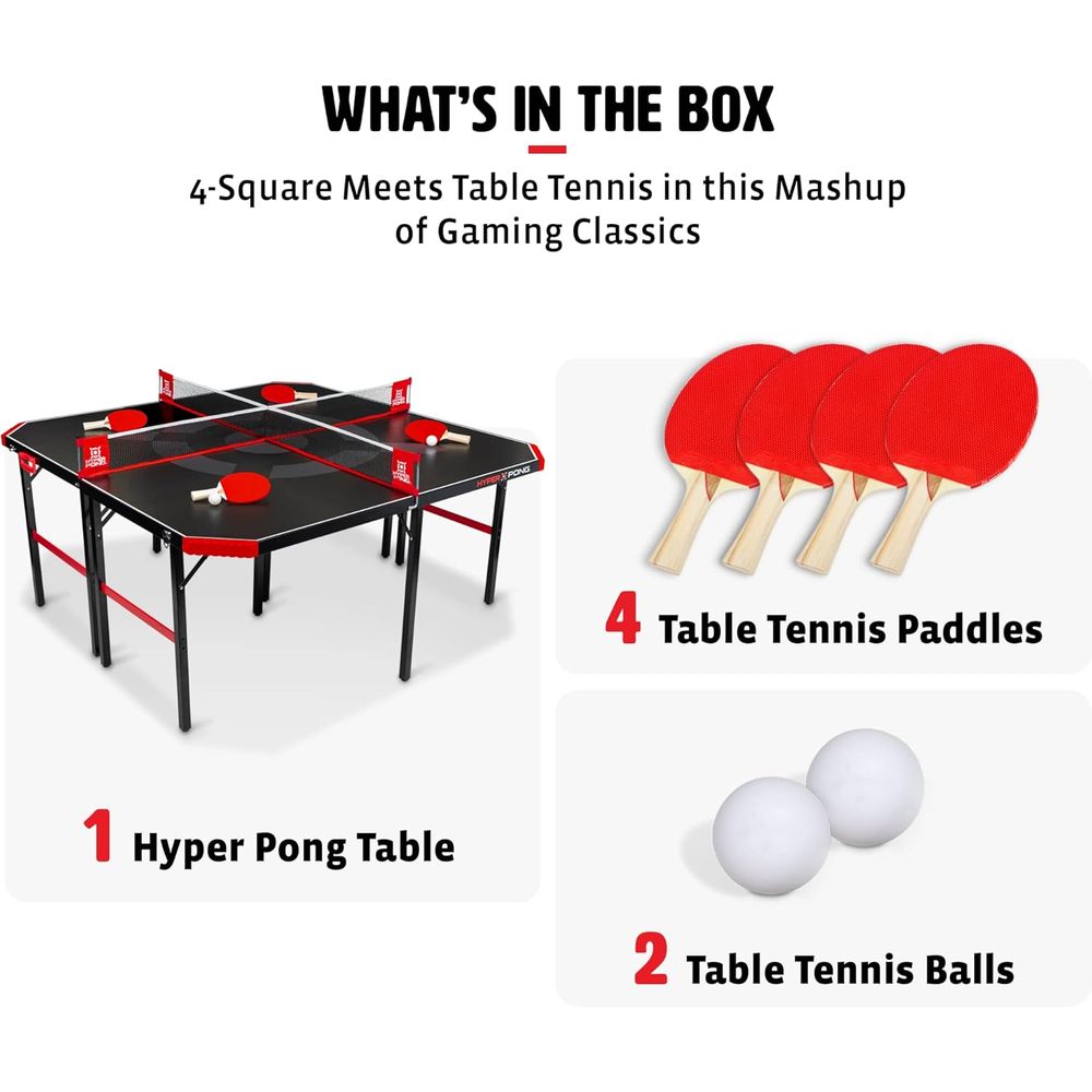 Hyper Pong 4-Way Table Tennis  - Table Tennis Or Tennis Table ulasan dan harga