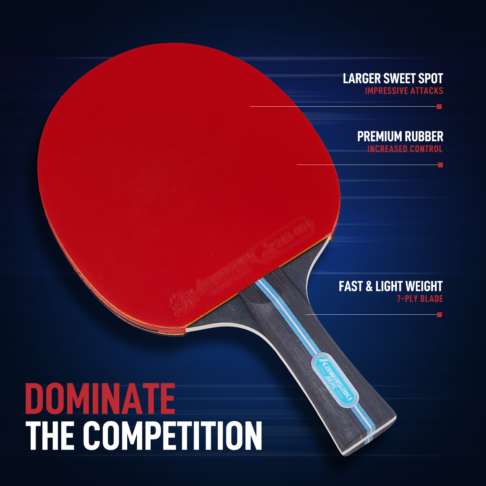 Kawasaki Table Tennis Equipmen - Table Tennis Olympics ulasan dan harga