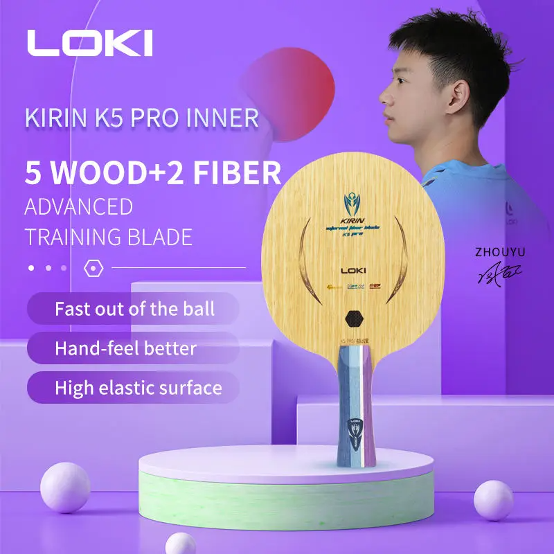 LOKI K5 PRO Table Tennis Blade - Table Tennis Yasaka ulasan dan harga