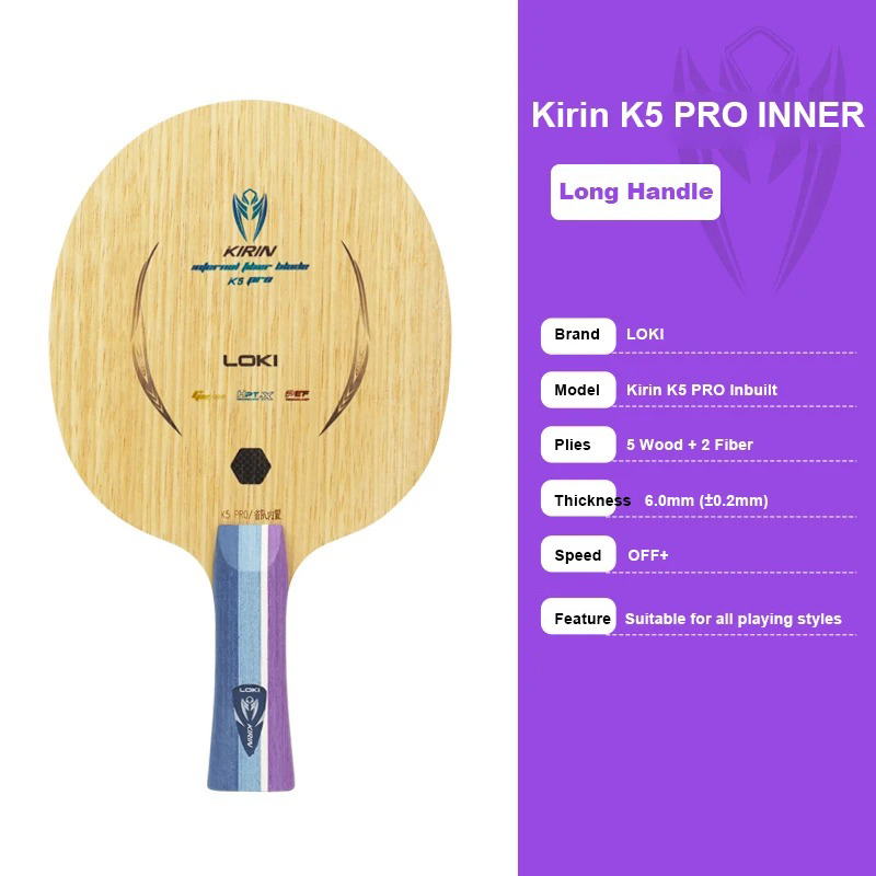LOKI K5 PRO Table Tennis Blade - Table Tennis Yasaka ulasan dan harga