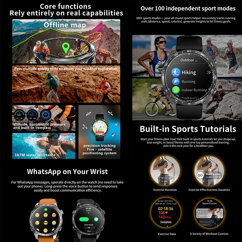 2026 New Men Smart Watch with  - Table Tennis World ulasan dan harga