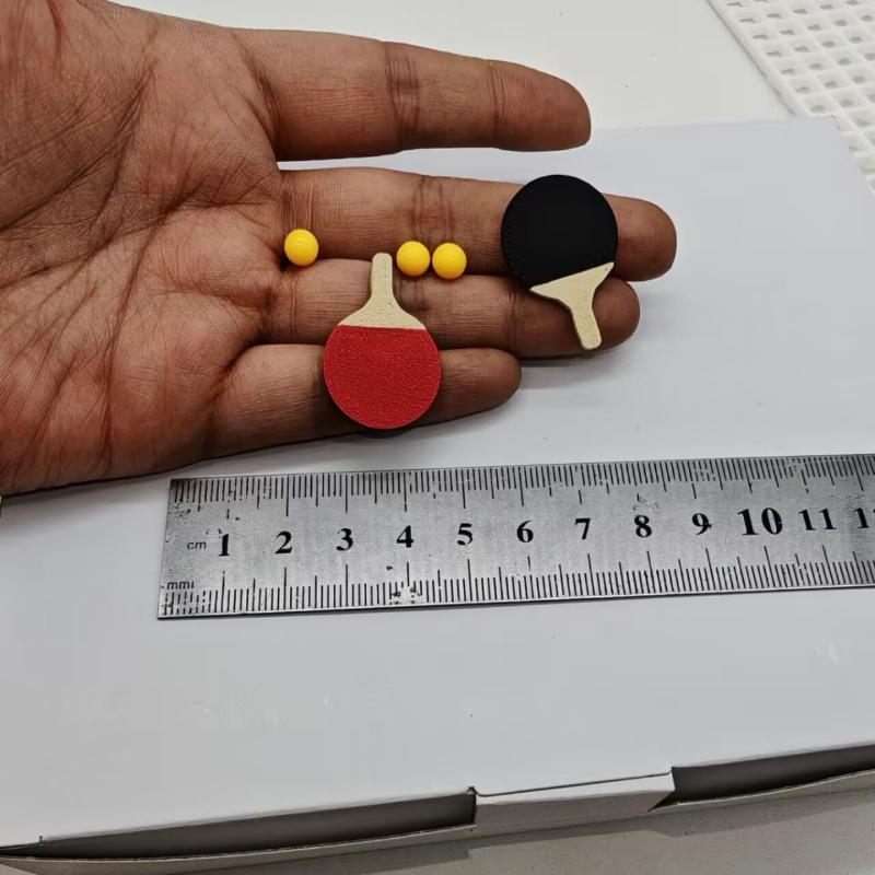 1Set Dollhouse Miniature Ping  - Table Tennis Olympics ulasan dan harga
