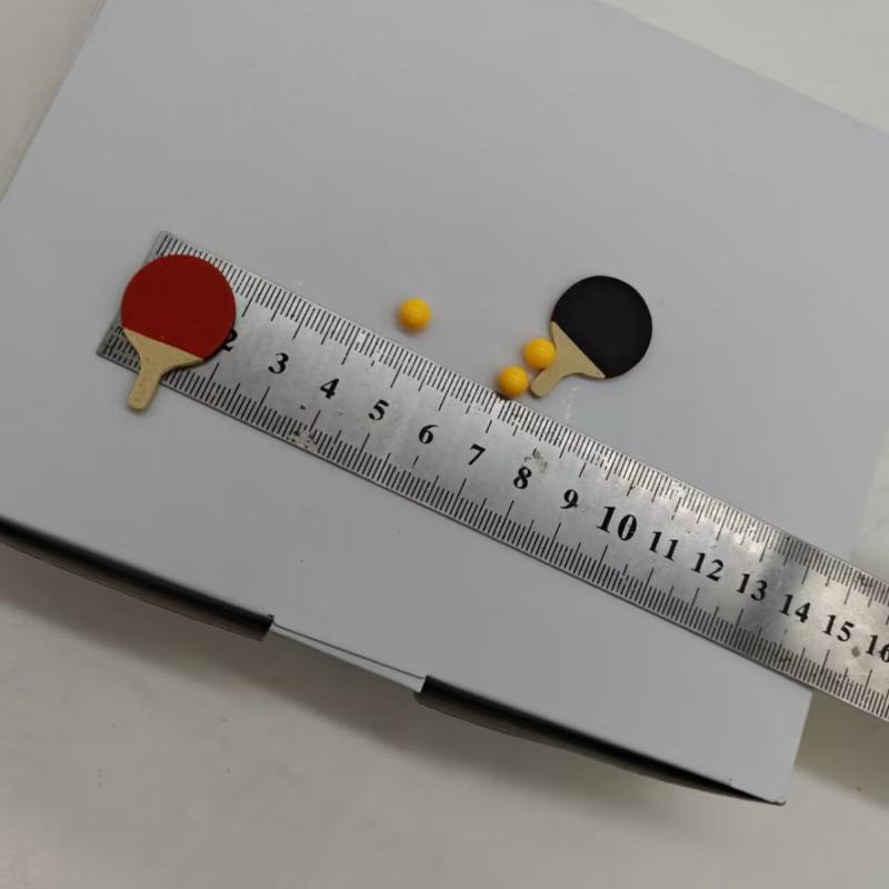 1Set Dollhouse Miniature Ping  - Table Tennis Olympics ulasan dan harga