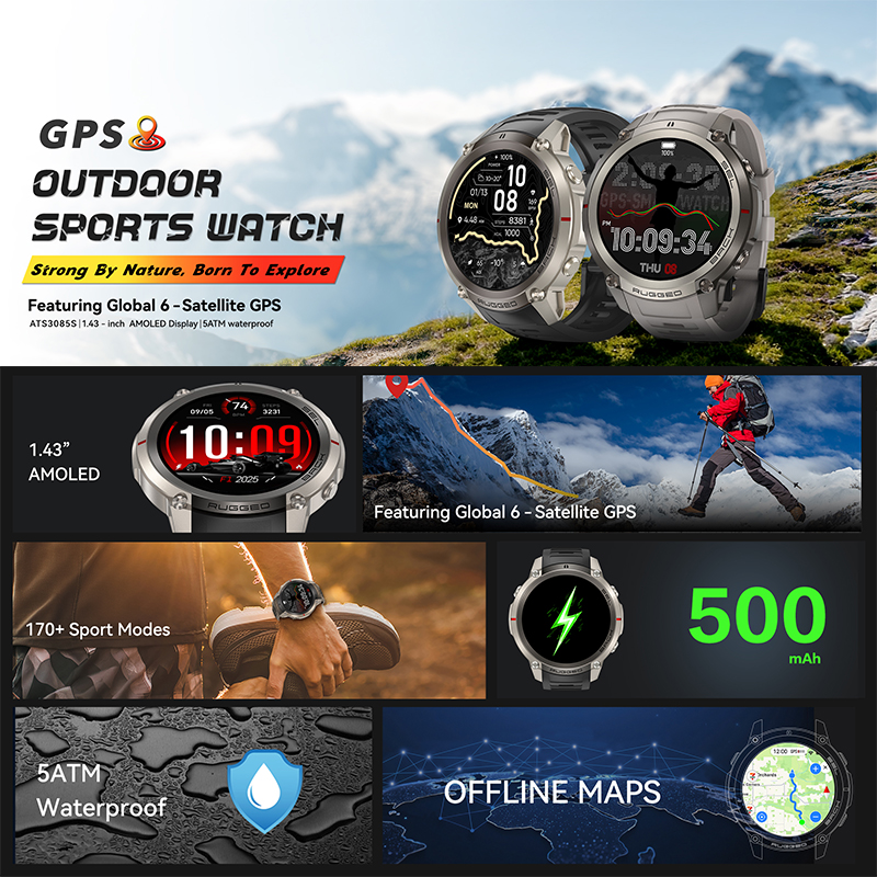 2026 Smart Watch Outdoor Sport - Table Tennis World ulasan dan harga
