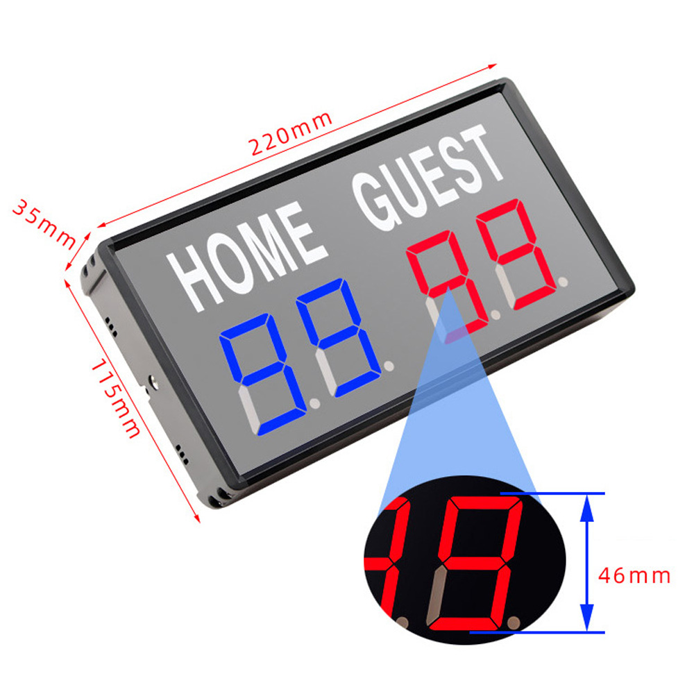 4-Digit LED Electronic Score K - Table Tennis Score ulasan dan harga