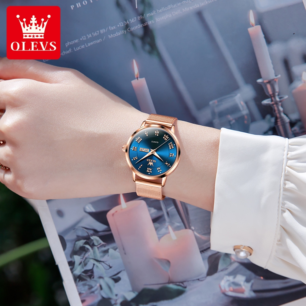 OLEVS 2920 Elegant Original Wo - Edge Tape Roll ulasan dan harga