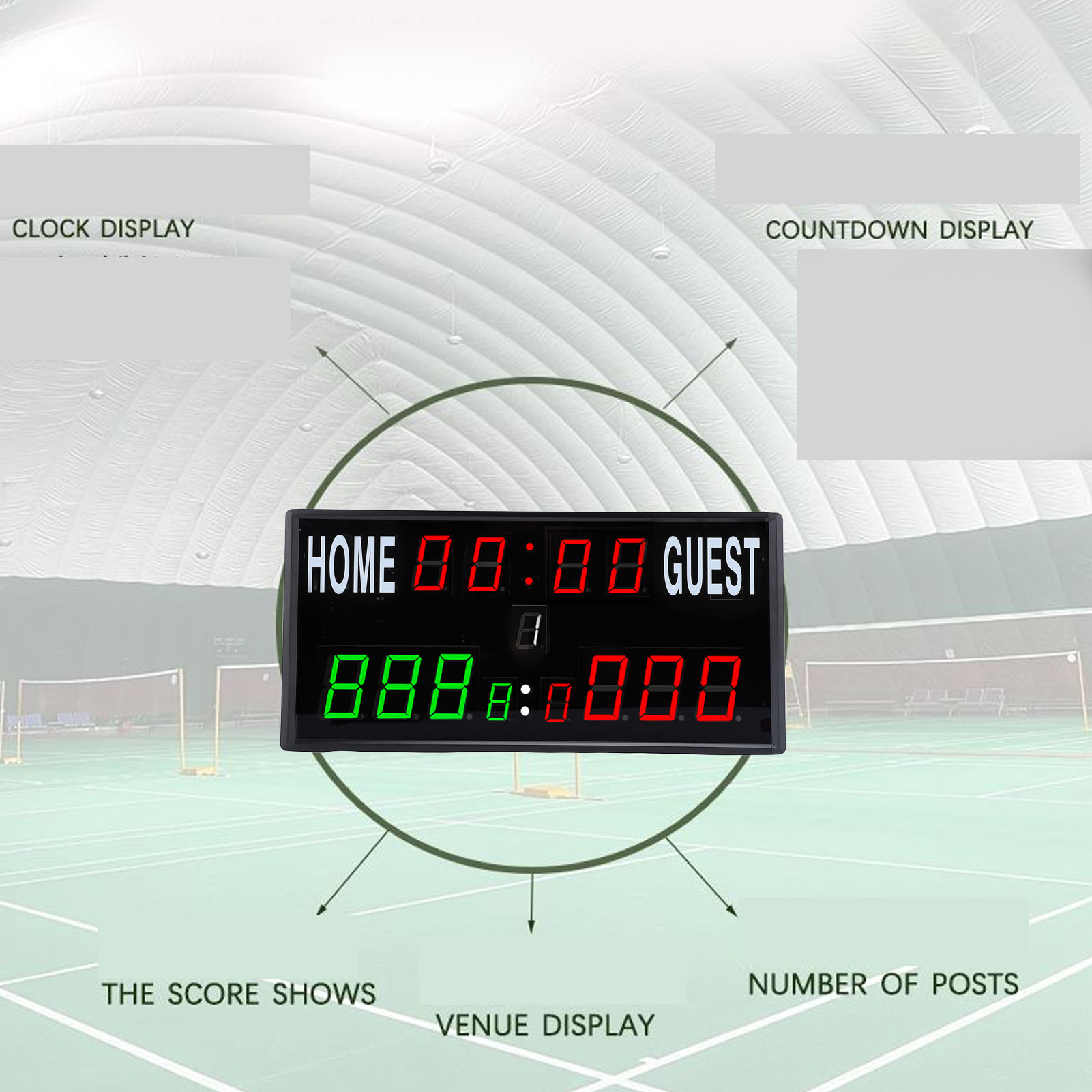 LED Scoreboard Multifunctional - Table Tennis Score ulasan dan harga