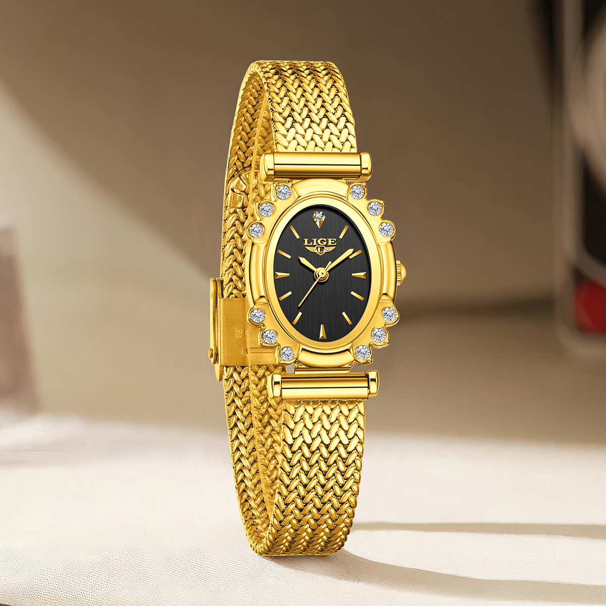 LIGE Elegant Quartz Watches fo - Edge Tape Roll ulasan dan harga
