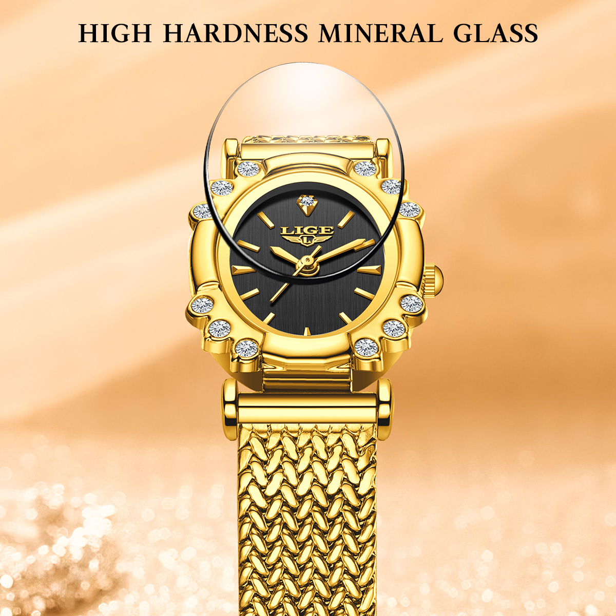 LIGE Elegant Quartz Watches fo - Edge Tape Roll ulasan dan harga