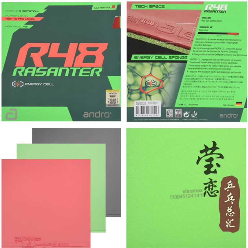 Andro Rasanter R45 47 50 C45 4 - Table Tennis Venue ulasan dan harga