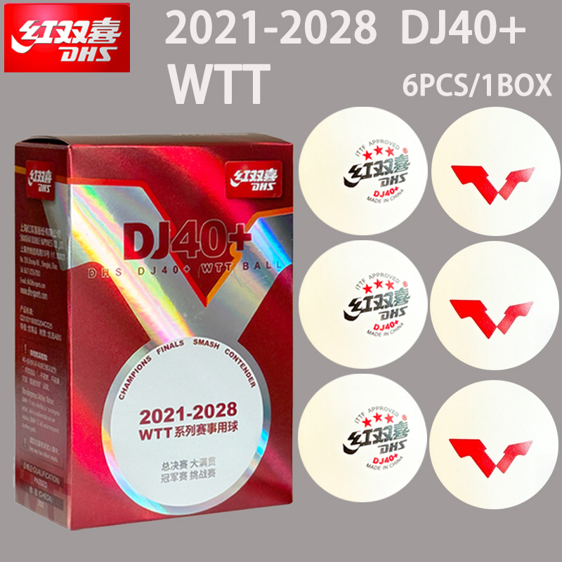 New DHS DJ40+ Table Tennis Bal - Table Tennis Olympics ulasan dan harga