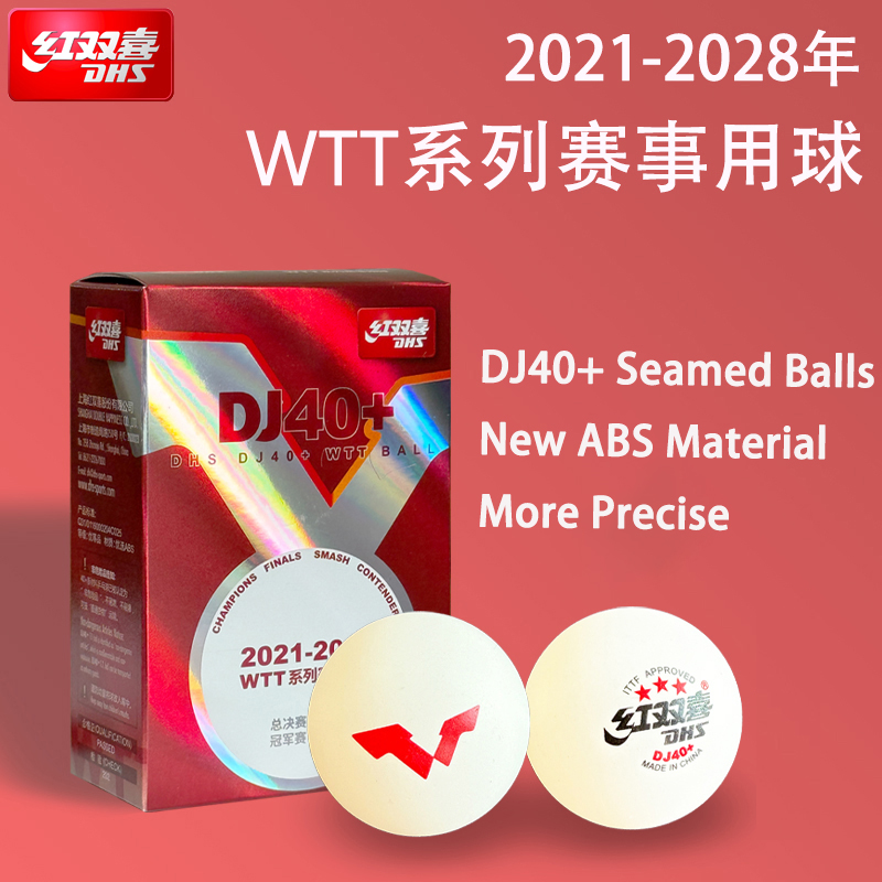 New DHS DJ40+ Table Tennis Bal - Table Tennis Olympics ulasan dan harga