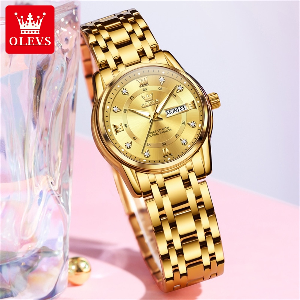 OLEVS 5513 Women's Watches Sta - Edge Tape Roll ulasan dan harga
