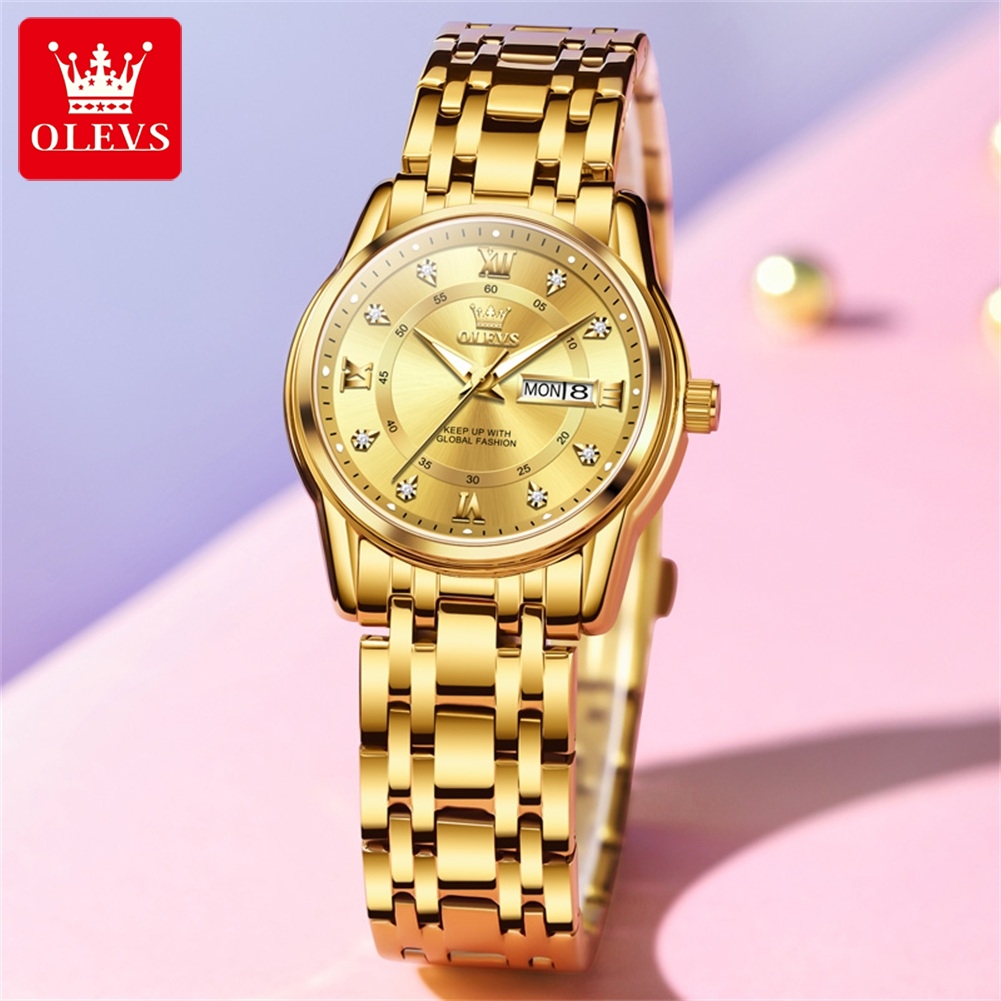 OLEVS 5513 Women's Watches Sta - Edge Tape Roll ulasan dan harga