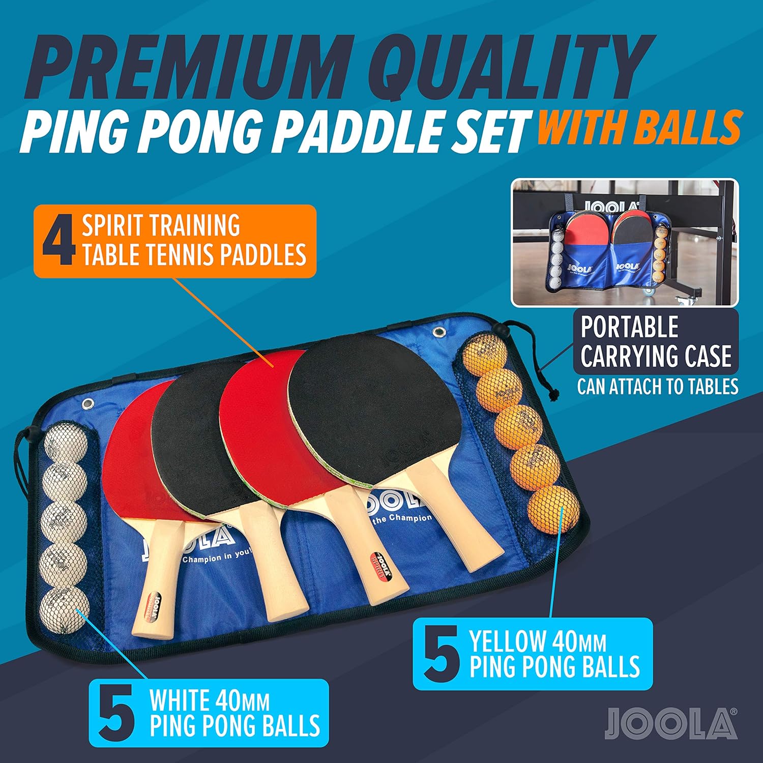 Table Tennis Paddles Set of 4, - Table Tennis Or Tennis Table ulasan dan harga