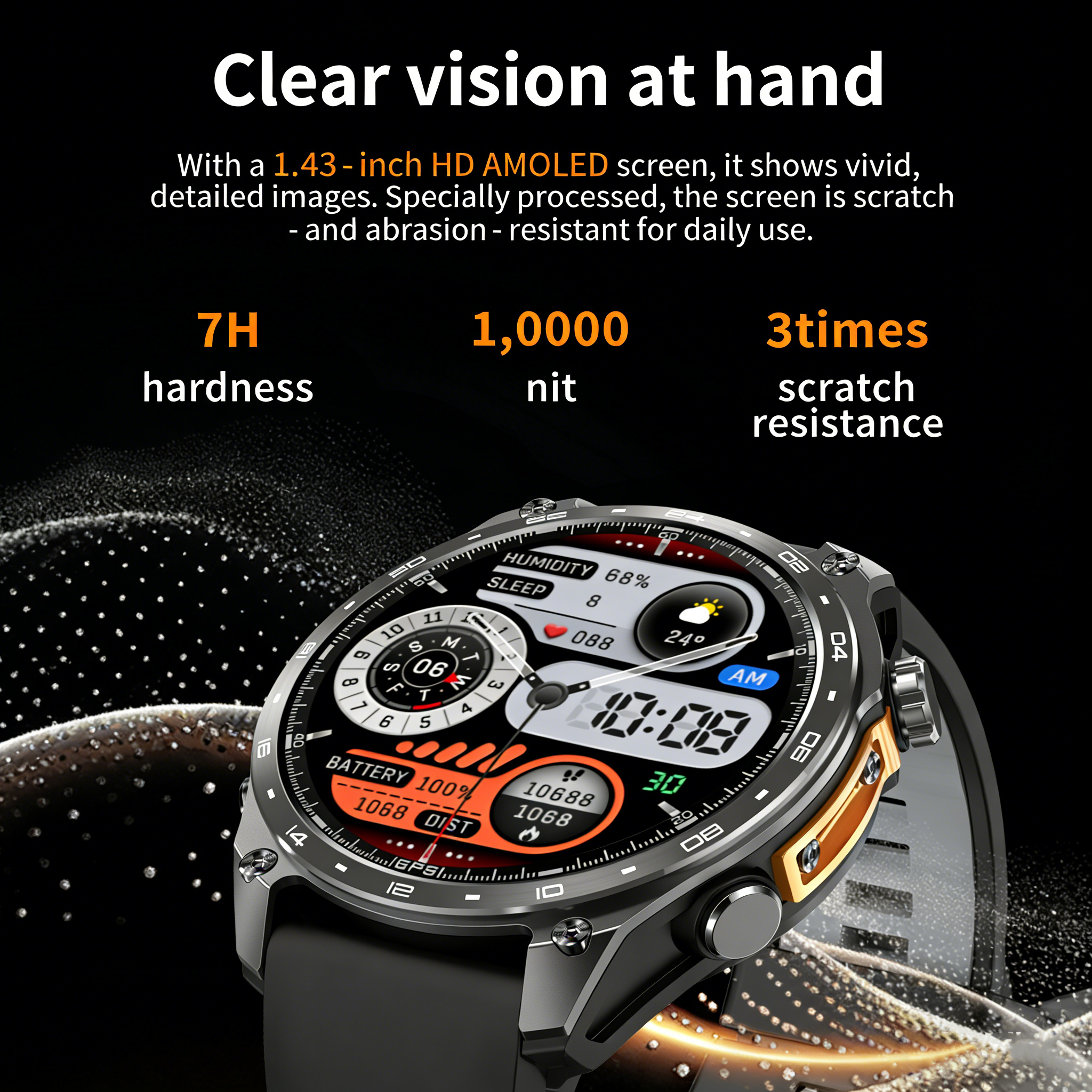 GPS Smart Watch for Outdoor HD - Table Tennis World ulasan dan harga