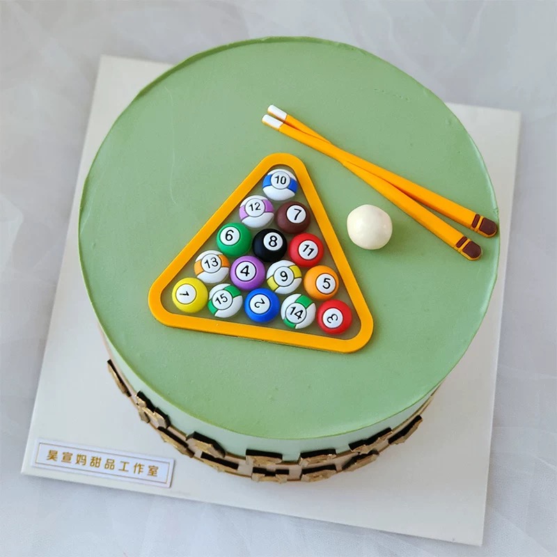 Billiard Cake Birthday Decorat - Table Tennis Venue ulasan dan harga