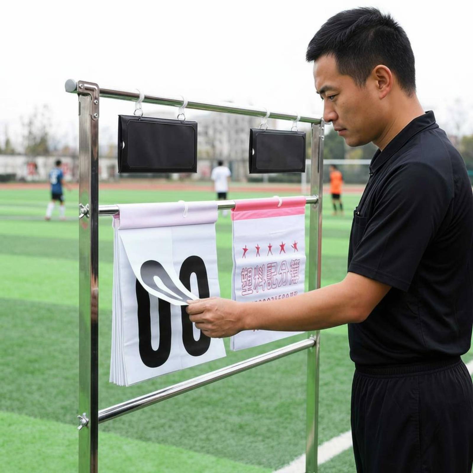 Portable Flip Scoreboard Plast - Table Tennis Score ulasan dan harga