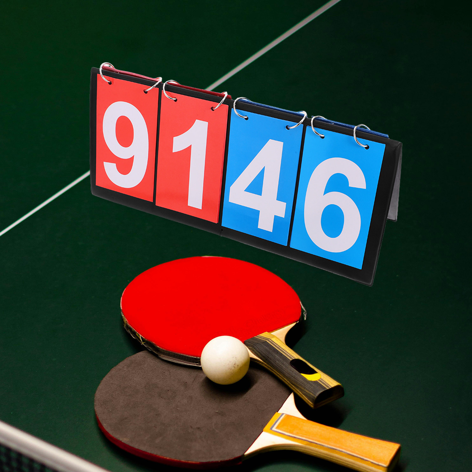 Portable Four Digit Flip Score - Table Tennis Score ulasan dan harga