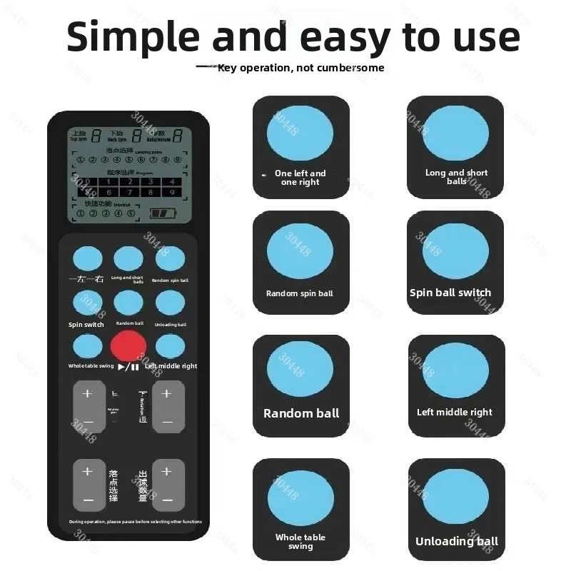 Table Tennis Automatic Ball Ma - Table Tennis Training ulasan dan harga