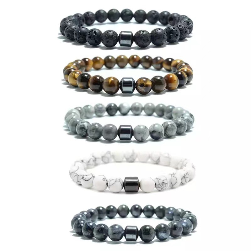 Beaded Bracelet tiger eye ston - Table Tennis World ulasan dan harga