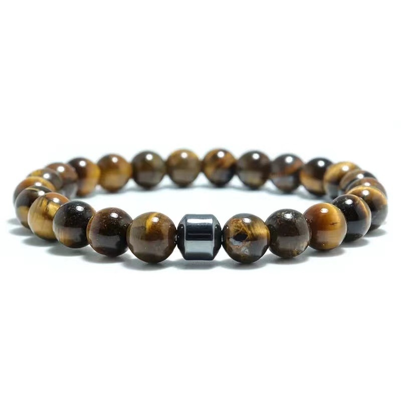 Beaded Bracelet tiger eye ston - Table Tennis World ulasan dan harga