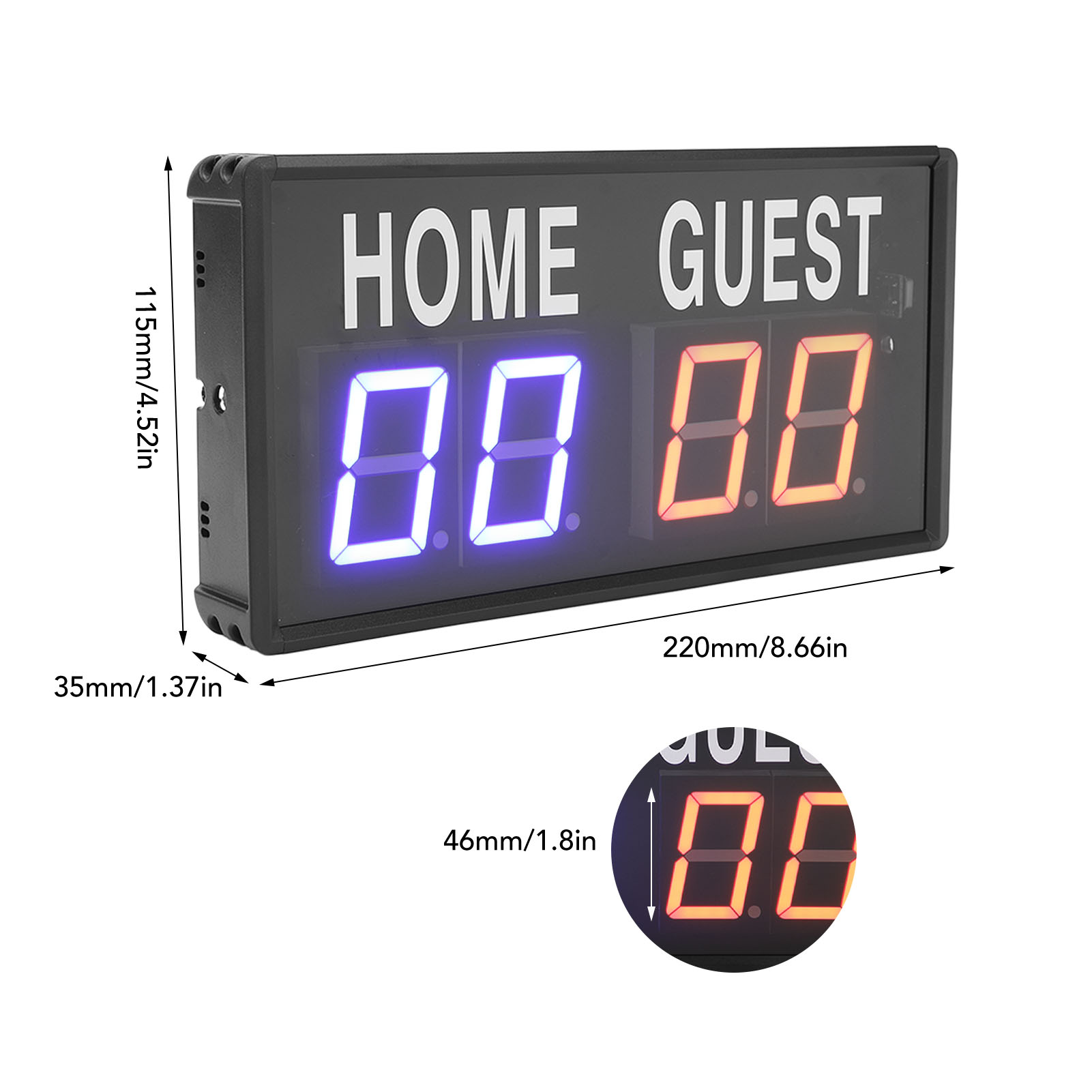 Electronic Scoreboard Aluminum - Table Tennis Score ulasan dan harga