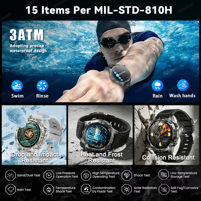 2026 Tactical GPS Smart Watch  - Table Tennis World ulasan dan harga