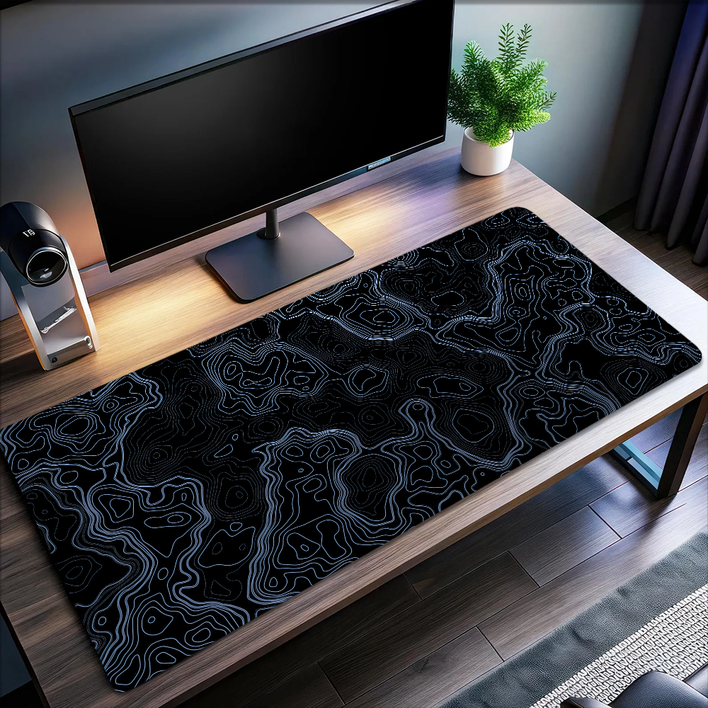 Map Multi Grey Abstract topogr - Table Tennis World ulasan dan harga