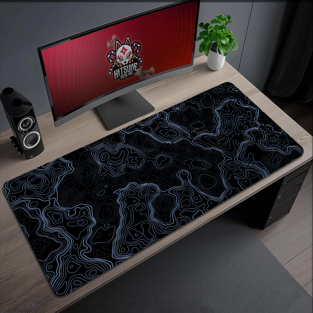 Map Multi Grey Abstract topogr - Table Tennis World ulasan dan harga