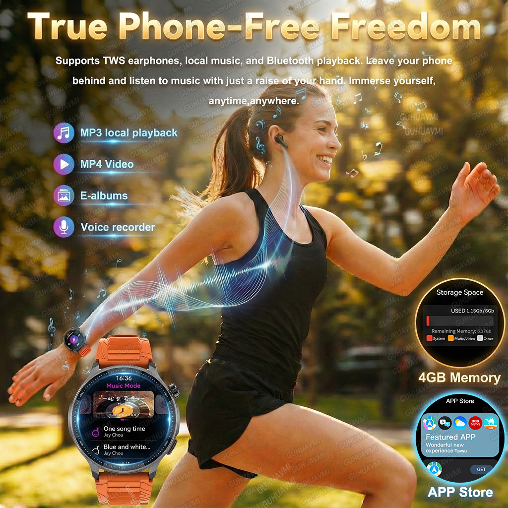 New 4GB Storage Smart Watch GP - Table Tennis World ulasan dan harga